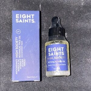Eight Saints High Society Botanical Face Oil - Blue and Black NWT